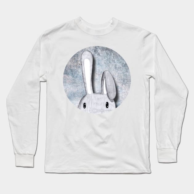 Rabbit Question Long Sleeve T-Shirt by EstrellaNicolas